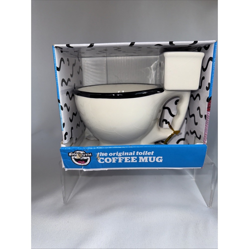 BigMouth INC The Original Toilet Mug 20oz Ceramic Coffee Cup Drink From The Bowl - Picture 2 of 8